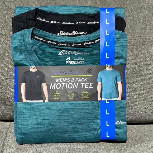 🥰🥰Eddie Bauer Men’s Motion Tee 2- Pack🥰🥰 - Picture 2 of 3